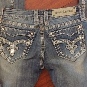 Rock Revival light wash jeans